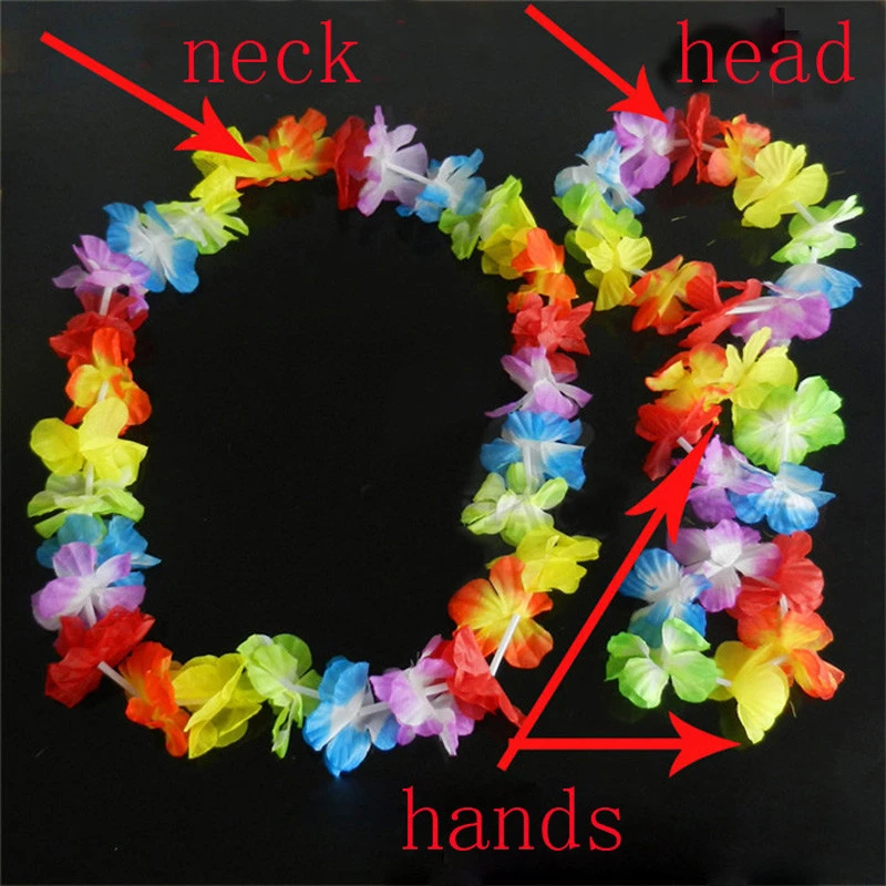 Новая мода Стиль Гавайский набор Праздничная Цветочная Гирлянда Lei нарядное