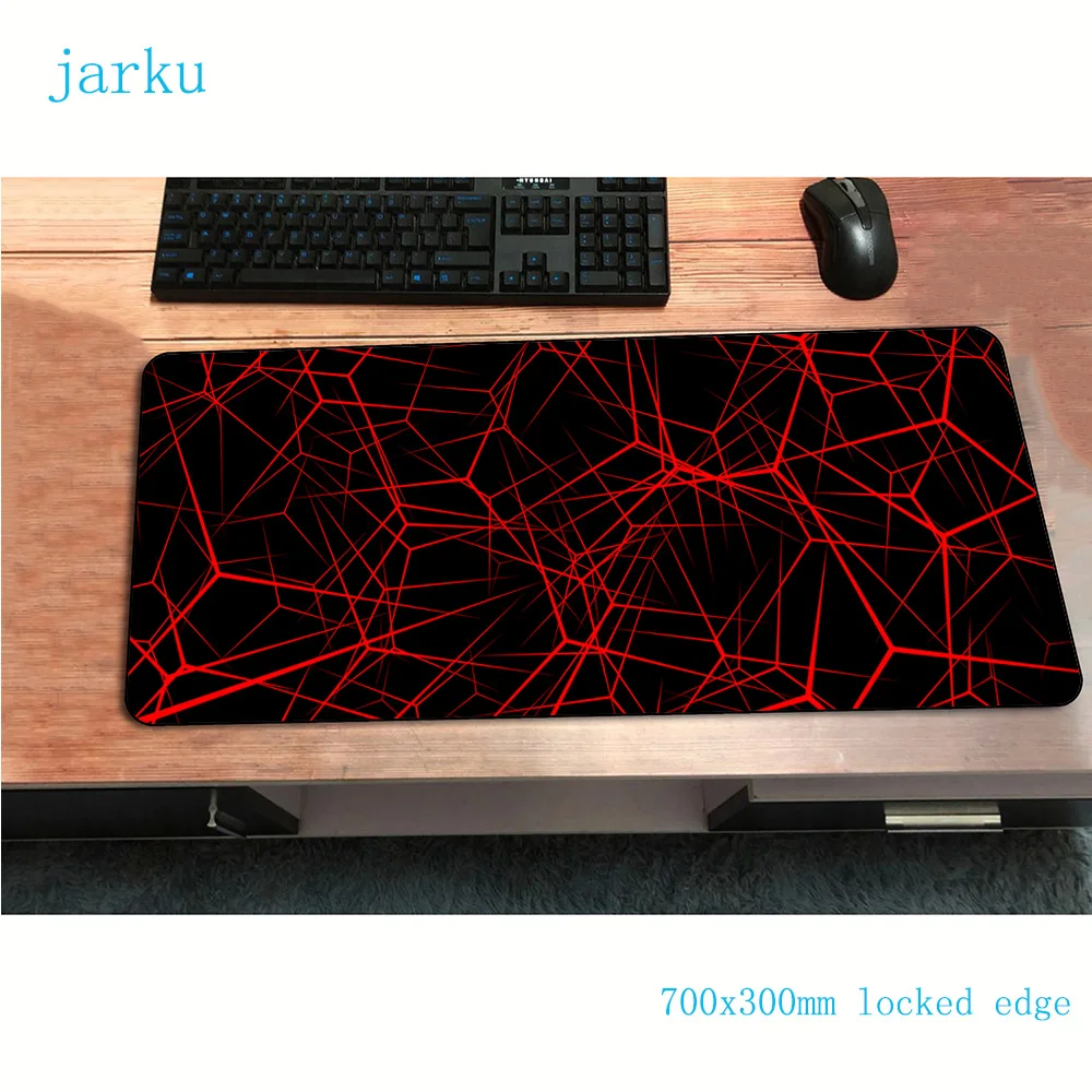 color red abstract mouse pad Fashion 700x300 gaming mousepad gamer mat HD pattern computer padmouse laptop play mats | Компьютеры и