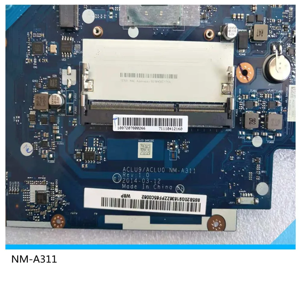Nuevo! Envio Gratis aclu9/aclu0 nm-A311 G50-30 материнская плата для ноутбука, Tarjeta madre материнская плата для lenovo(para cpu Intel n