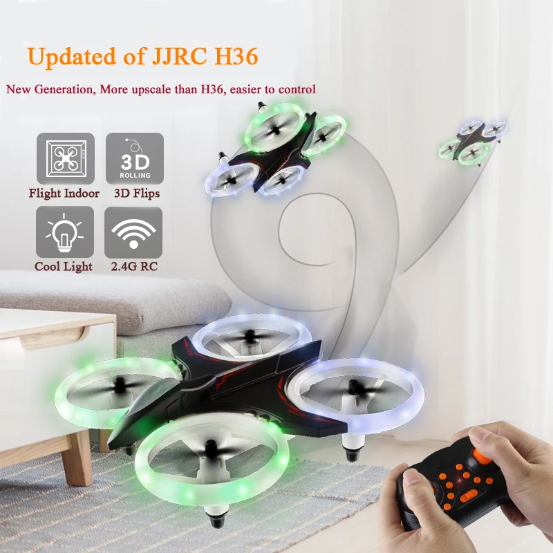 INKPOT светодиодный мини Drone Карманный Headless режим RC пульт дистанционного управления