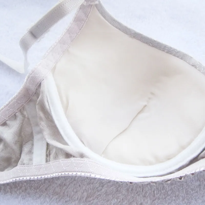 Легкий цветной жаккардовый Шелковый бюстгальтер 100% шелк двухсторонний уход за