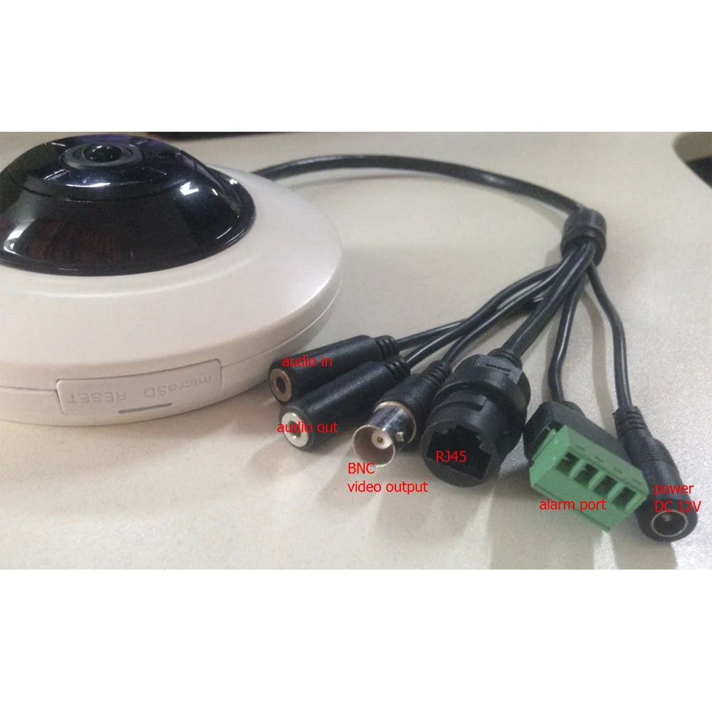 12MP Fisheye ip камера sony IMX226 360 градусов Мини POE SD слот безопасности VR панорамный ИК