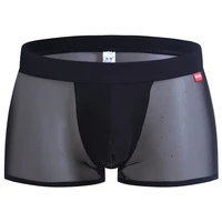 male underwear sexy men boxer shorts fashion breathable men boxers solid convex pouch mens underpants short mens pants