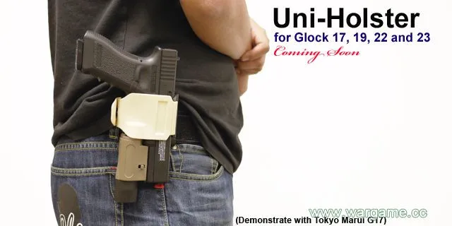 Модели cp кобура для GLOCK 17/22/Гавайская гитара 23 тактический для страйкбола и пейнтбола Охота Стрельба Roto правшей Оружейная кобура BK/светло-коричневый/FG
