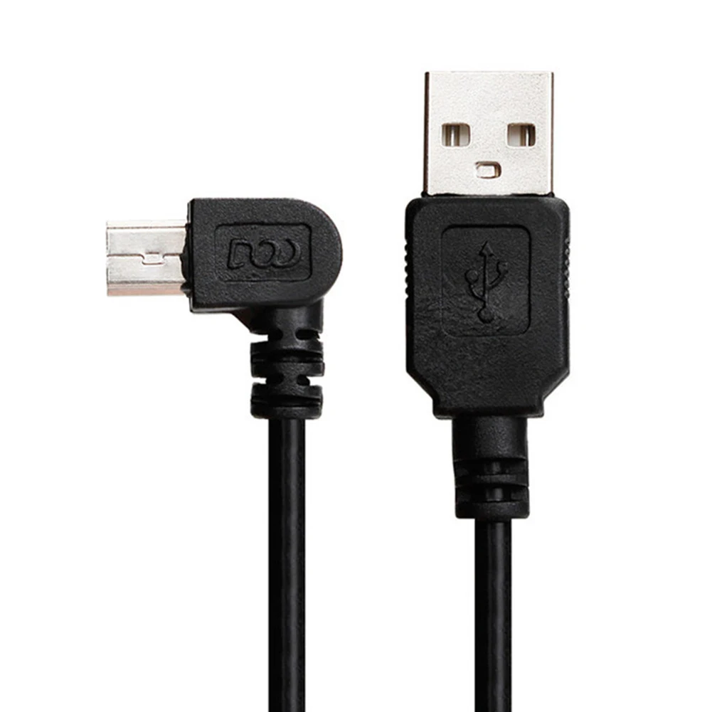Charging Cable Data L Shaped 3.5m Durable GPS Navigator Portable Power Plug Right Angle USB Mini 5Pin Driving Recorder |