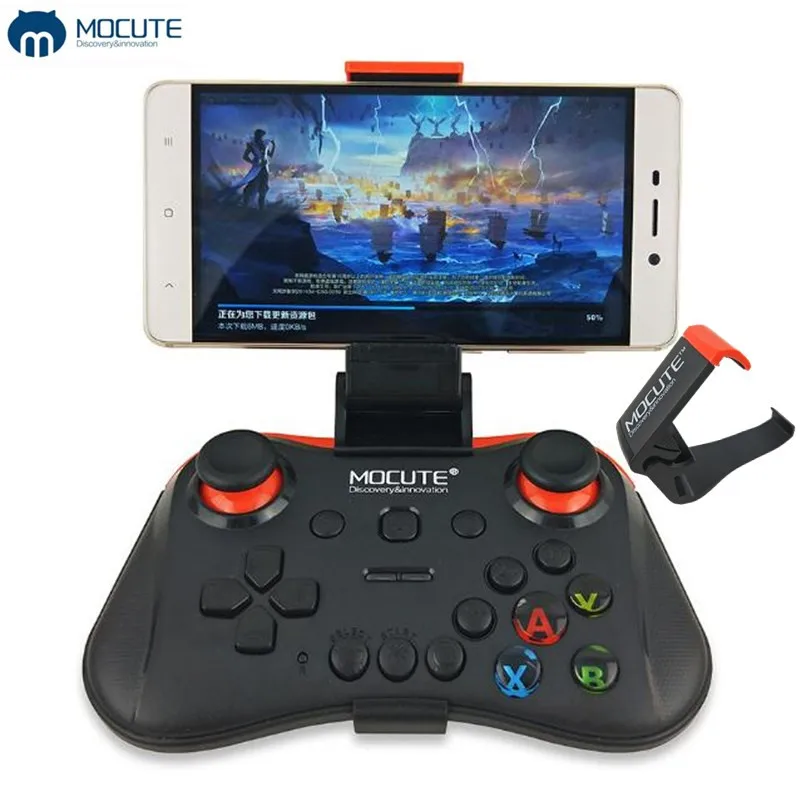 

Mocute 056 Wireless Gamepad Mobile Joypad Android Joystick Wireless VR Controller Smartphone Tablet PC Phone Smart TV+Holder
