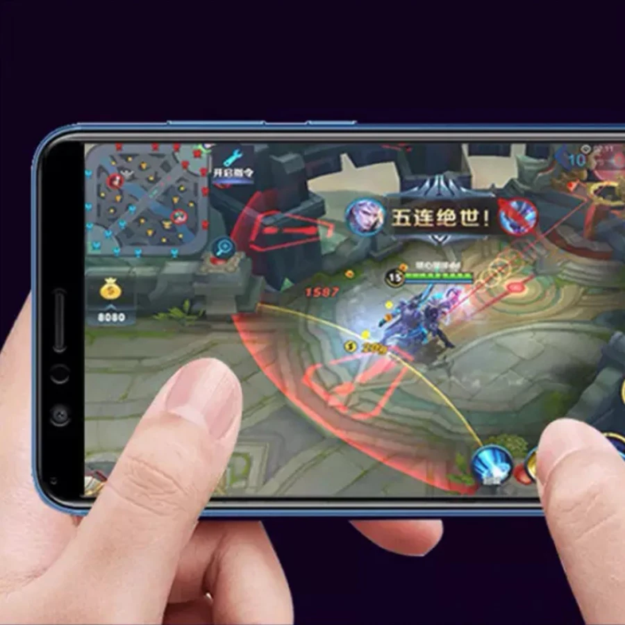 Защитное стекло Honor 10 для Huawei Hono View V10 закаленное экрана с полным