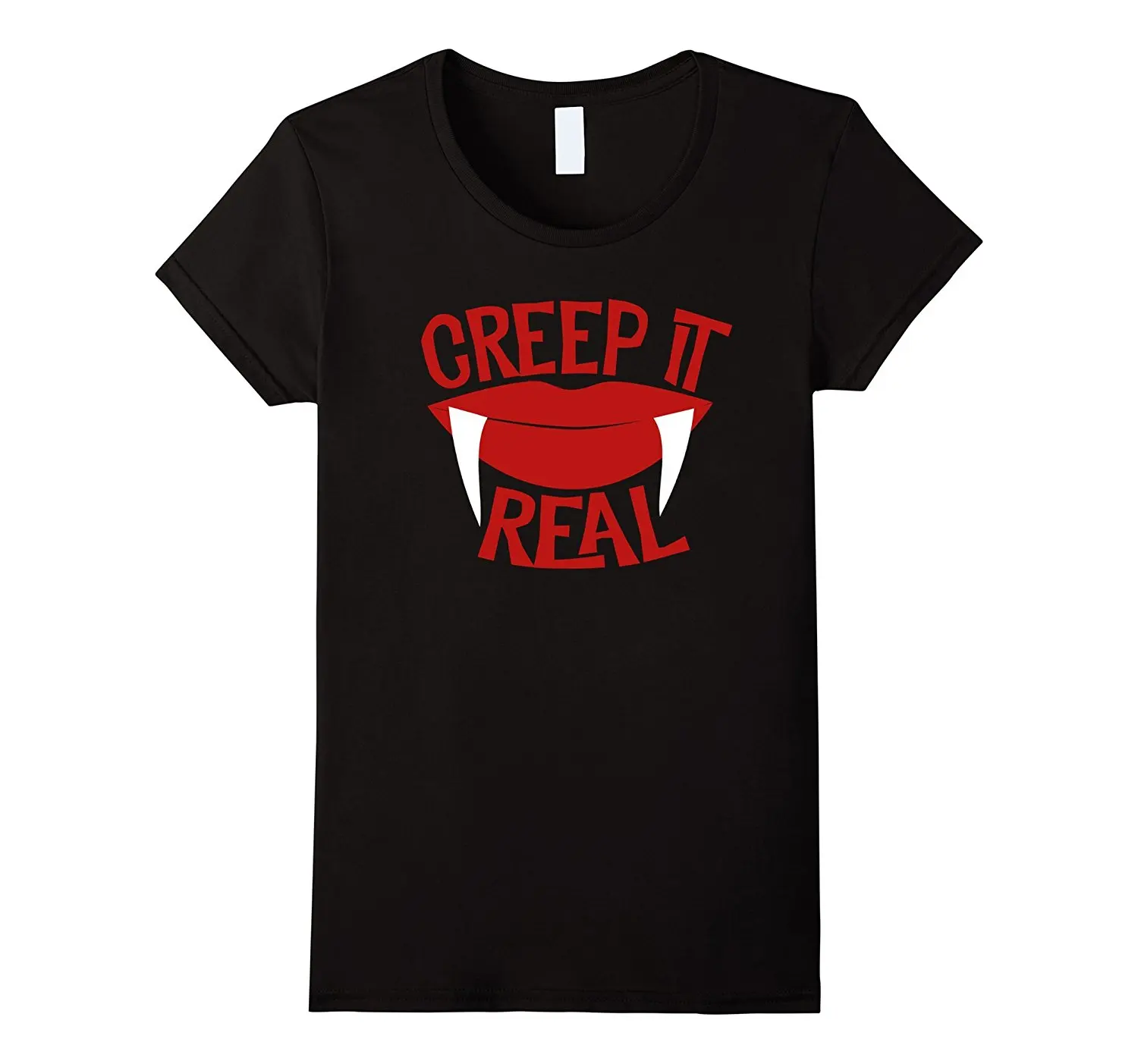 Creep It Real Vampire футболка Забавный костюм для Хэллоуина Pun женщин уличная одежда Kawaii