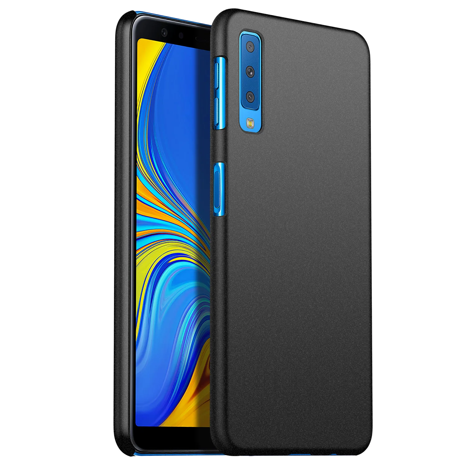 Для Samsung Galaxy A7 2018 чехол роскошный высококачественный Жесткий ПК Тонкий матовый