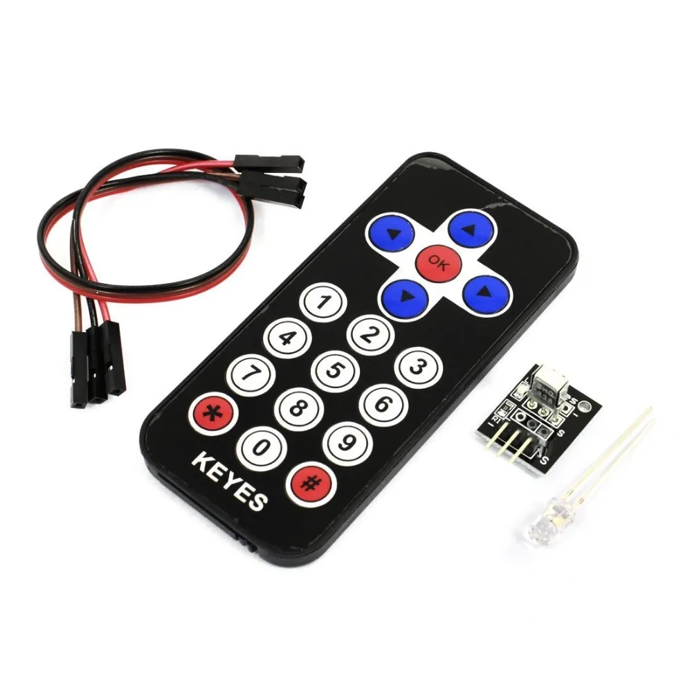 Infrared IR Wireless Remote Control Module Kits DIY Kit HX1838 For Arduino Raspberry Pi | Электронные компоненты и