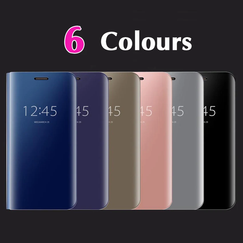 Роскошный зеркальный флип чехол для телефона Samsung Galaxy A3 A5 A7 2017 A 3 5 7 SM A320 A320F A520 A520F