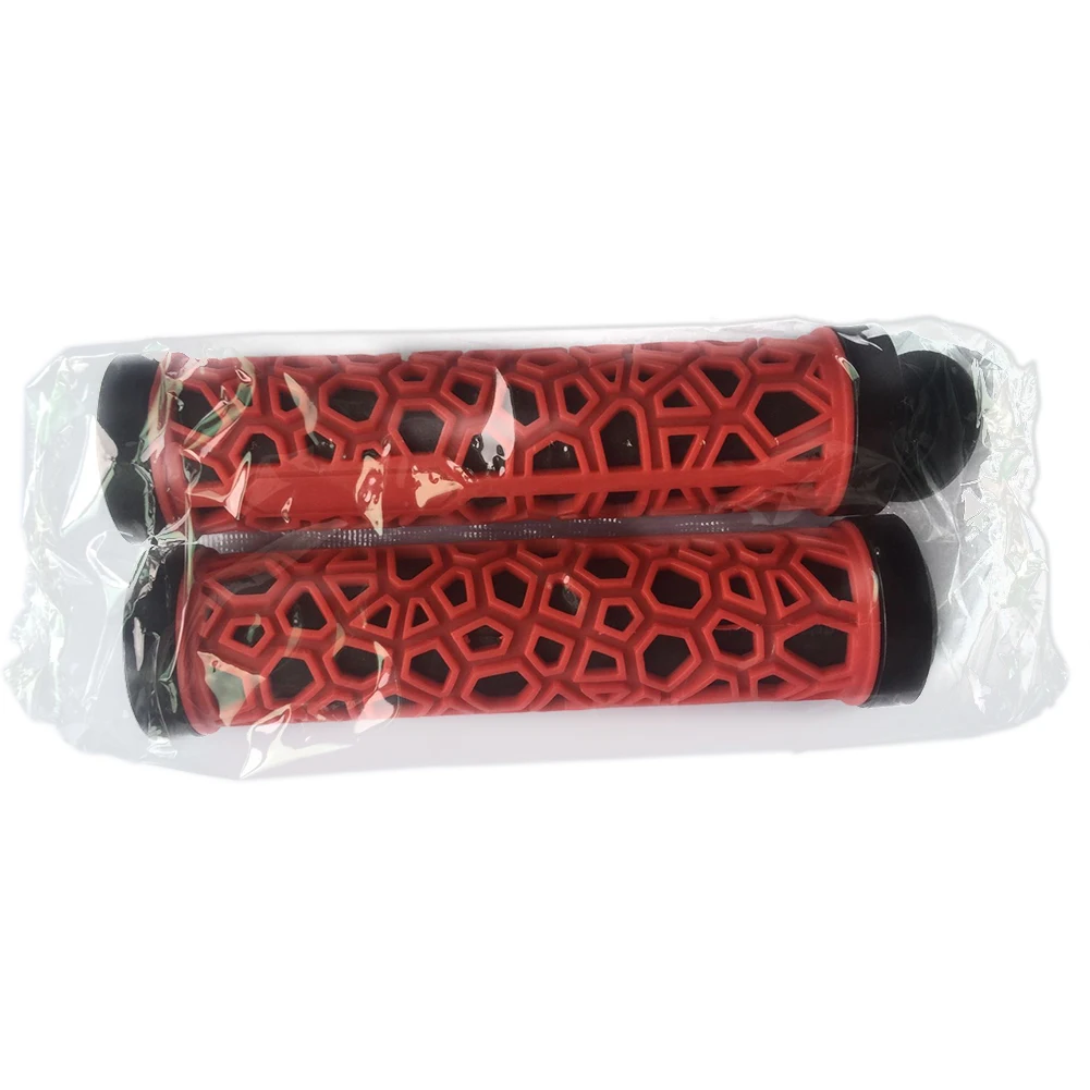 

2Pcs MTB Bike Grips Cycling Mountain Bicycle Grips Scooter Handle Bar Rubber Soft End Handle Sets Cycling Bicycle Parts