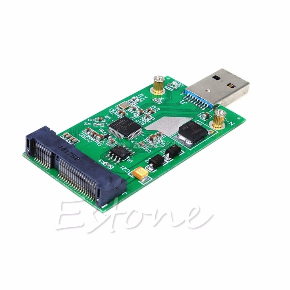 USB 3 0 к Mini PCIE mSATA SSD не нужен кабель новая продажа и Прямая поставка|usb 3.0 ssd|mini pciepcie usb
