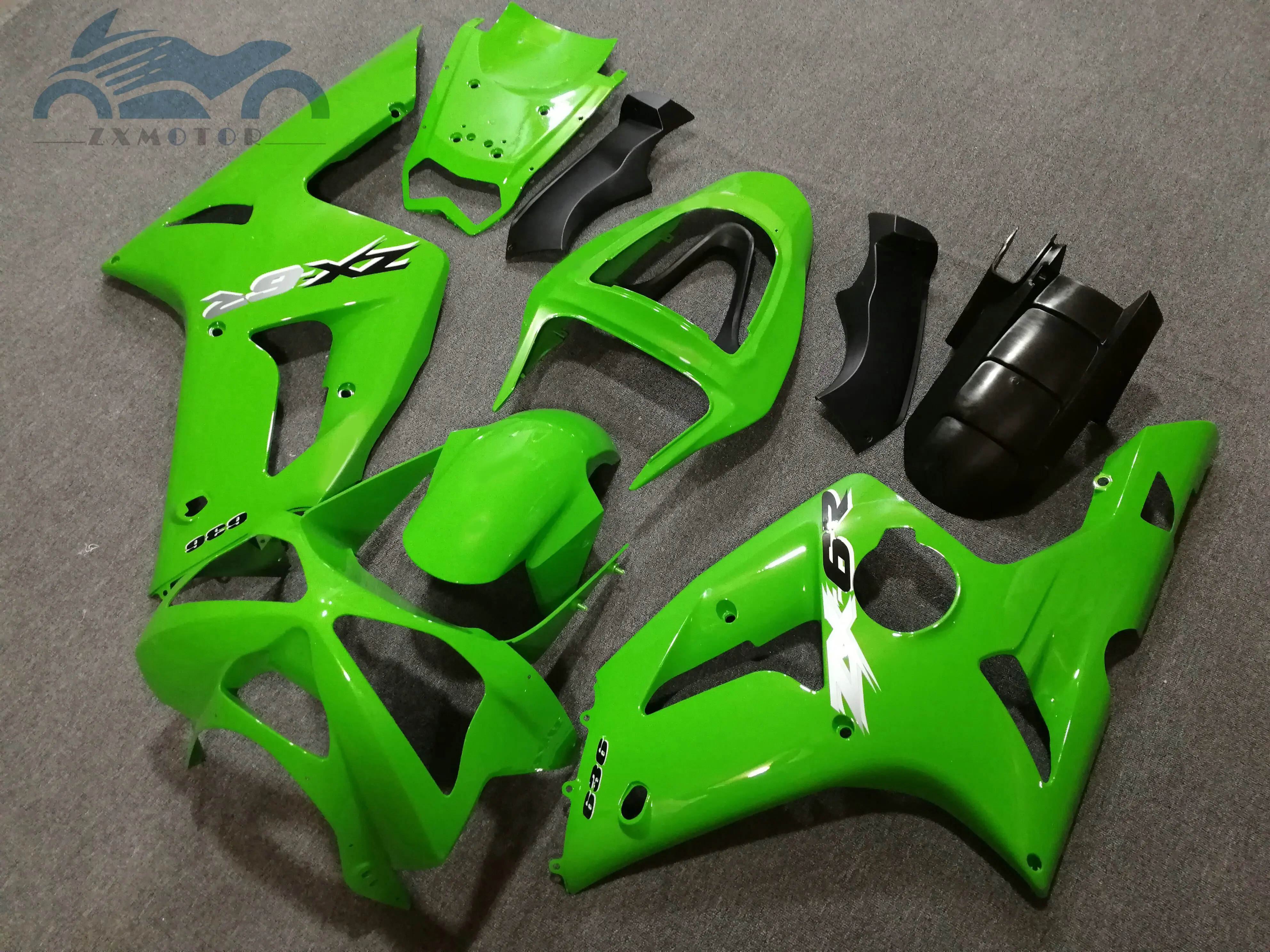 Комплект обтекателей из АБС-пластика для KAWASAKI Ninja ZX 6R 2003 2004 комплекты спортивных