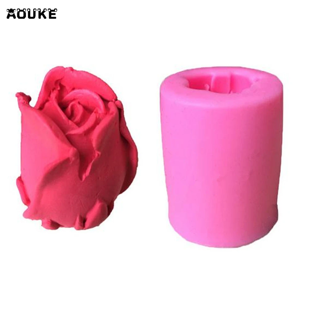 3D форма для мыла жидкого силикона цветов розы торта кондитерских изделий конфет