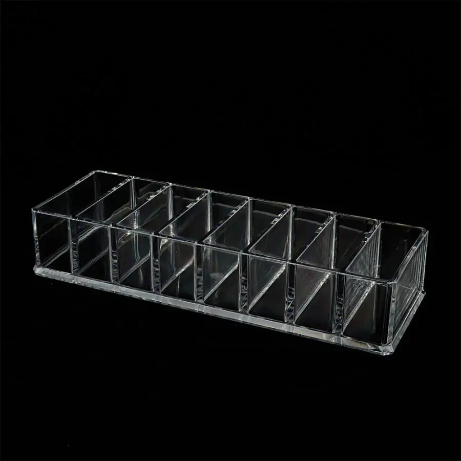 Прозрачный акриловый чехол с отделением для хранения 8 ячеек бытовой Органайзер