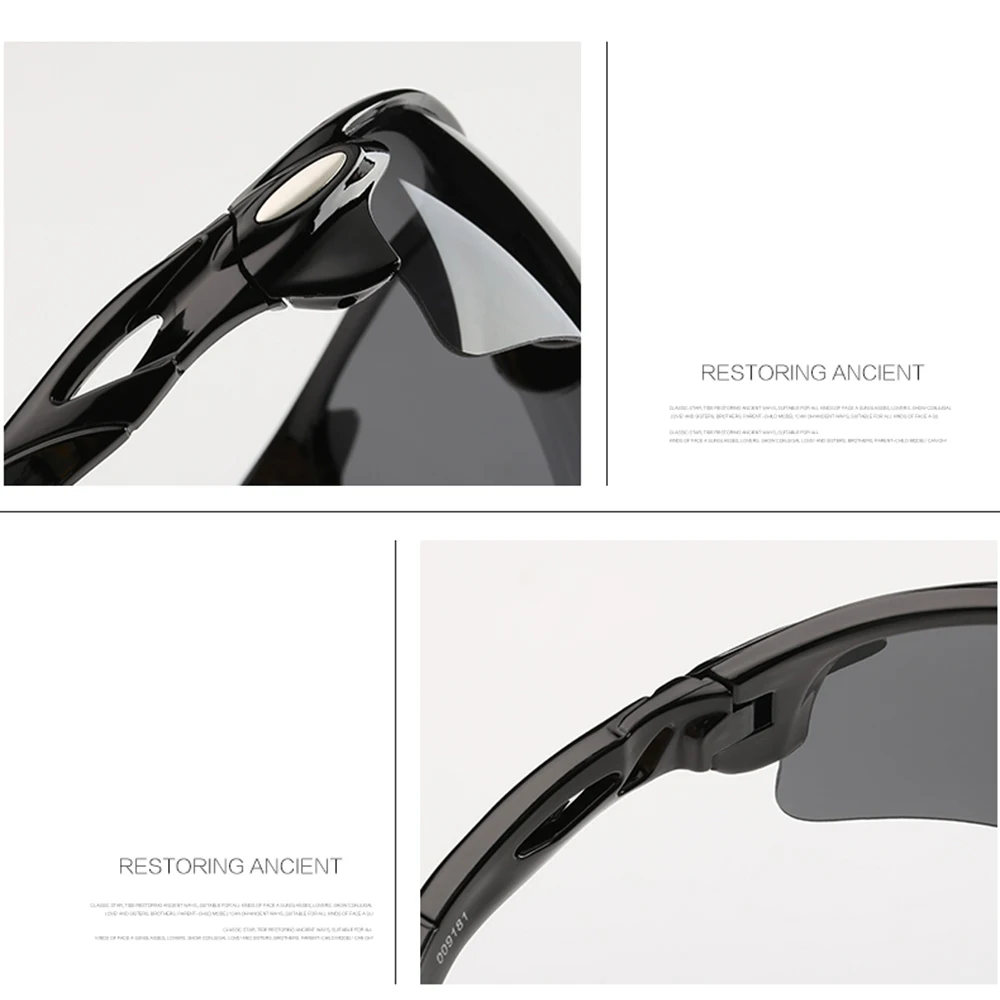 Cycling Sunglasses Sports Glasses Men UV400 for Bicycle Windproof Eyewear Bike Motorcycle | Спорт и развлечения