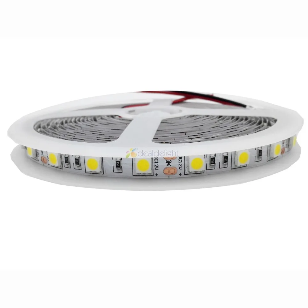 10x5 М 5050 SMD натуральный белый 4000 4500k Светодиодная лента 60 светодиодов/м 300