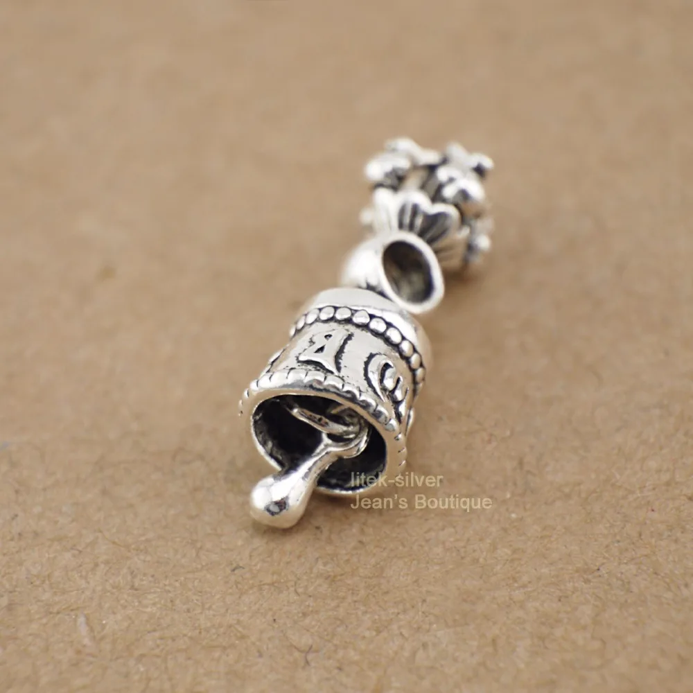 925 пробы Серебряный Тибетский буддизм Vajra Bell Dorje DIY Подвеска A2636 | Украшения и