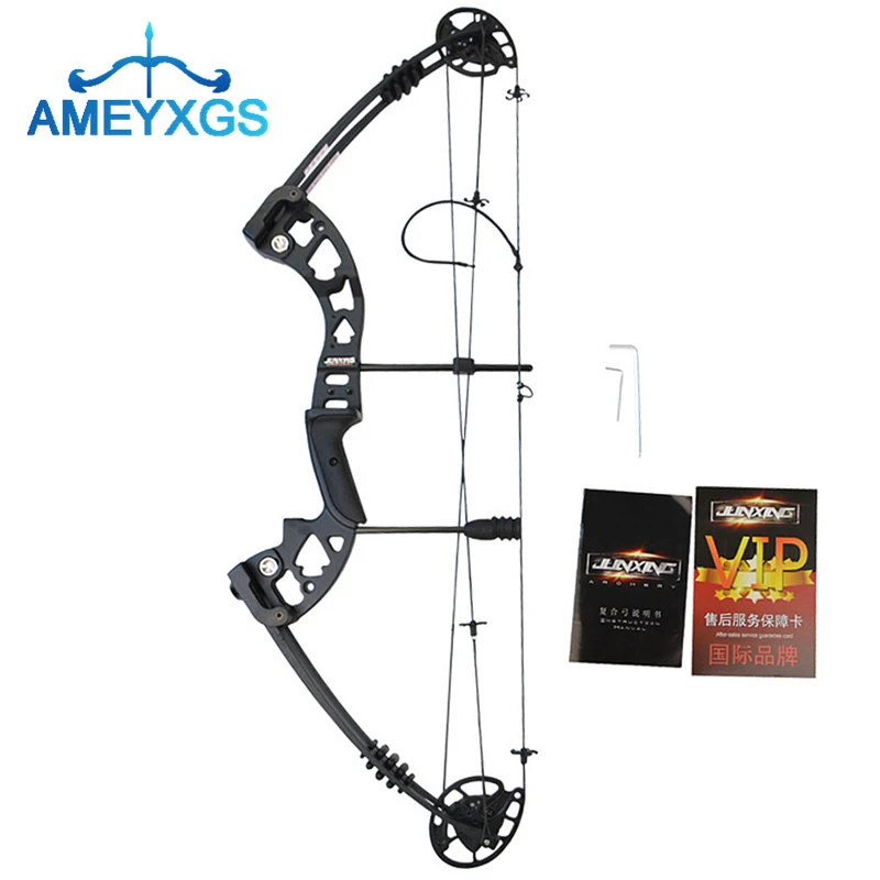 

38" 30-55lbs Archery Compound Bow Alloy Adjustable 310FPS Right Hand Hunting Bow Outdoor Shooting Hunting Training Competition