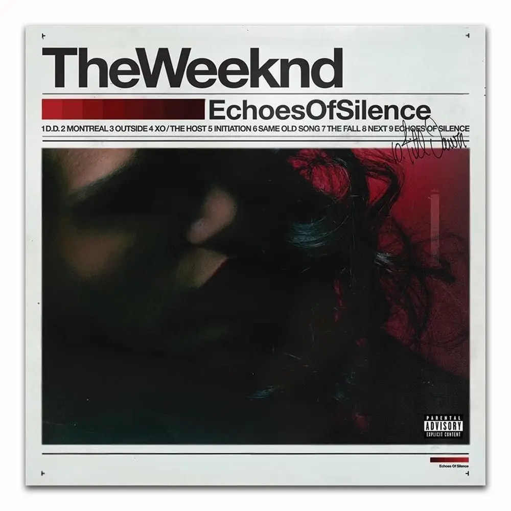 Z0864 Плакаты и принты The Weeknd эхо тишины рэп Обложка альбома художественный постер