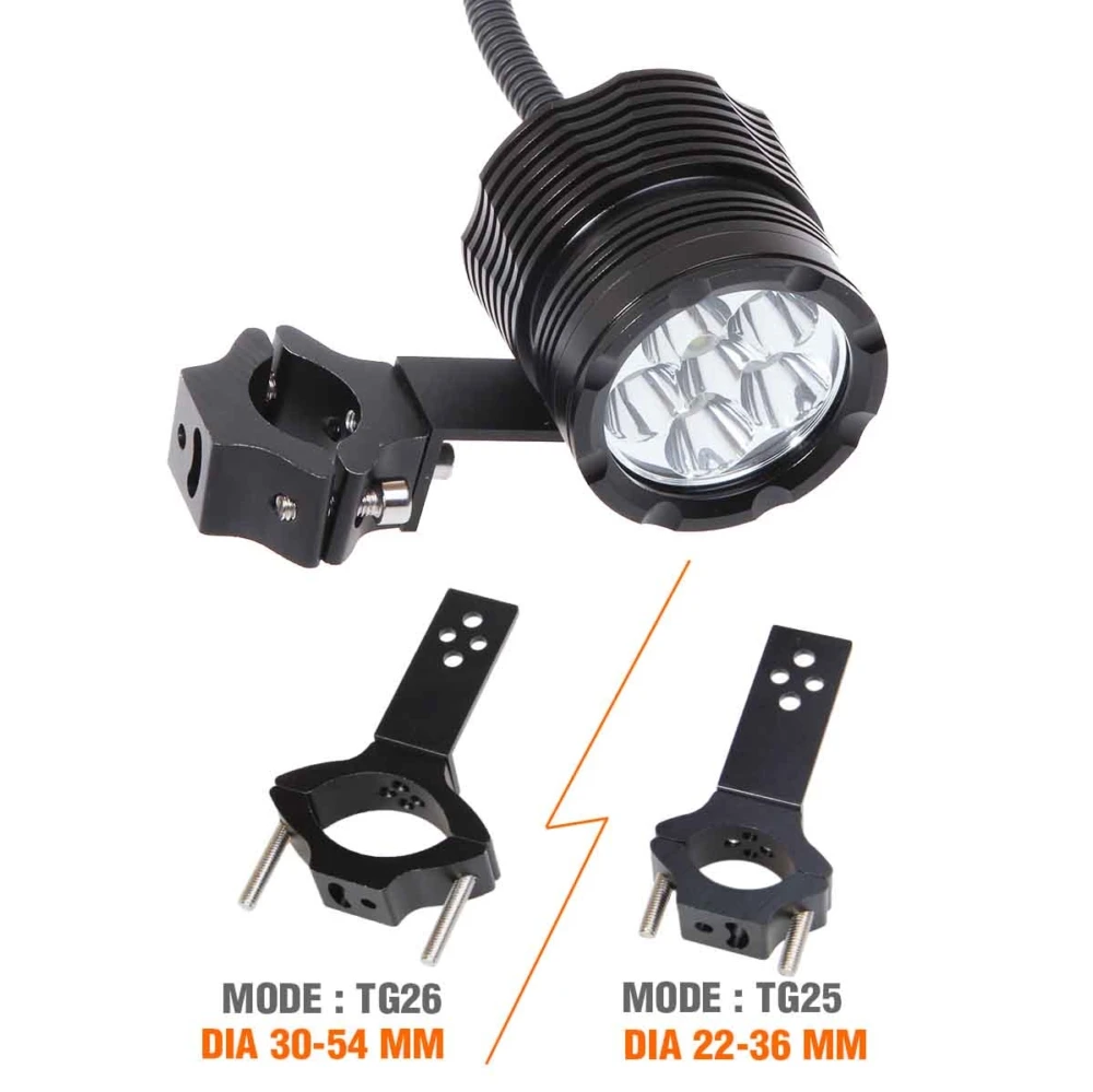 BOSMAA 2xM201 Moto белый 4800LM MX L2 светодиодный светильник для головы мотоцикла