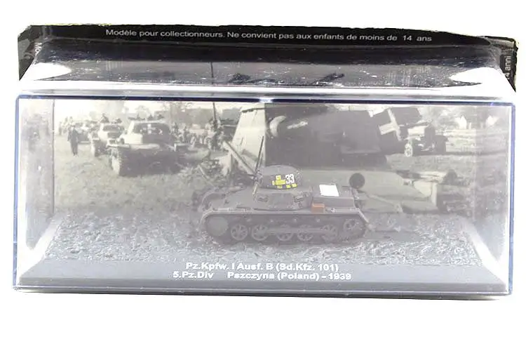 WWII Pz. Kpfw. I Ausf. B (Sd. Kfz.101) 5.Pz. Div Pszczyna (Польша) 1/72 модель IXO| |