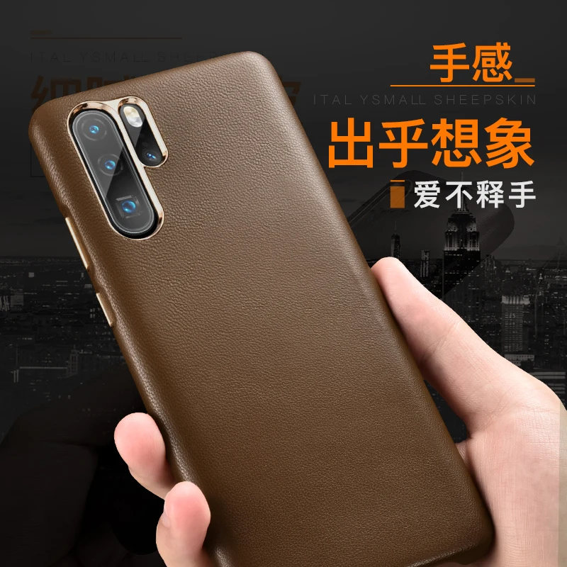 Оригинальный бренд XOOMZ для Huawei P30 настоящая овечья кожа деловой кожаный чехол