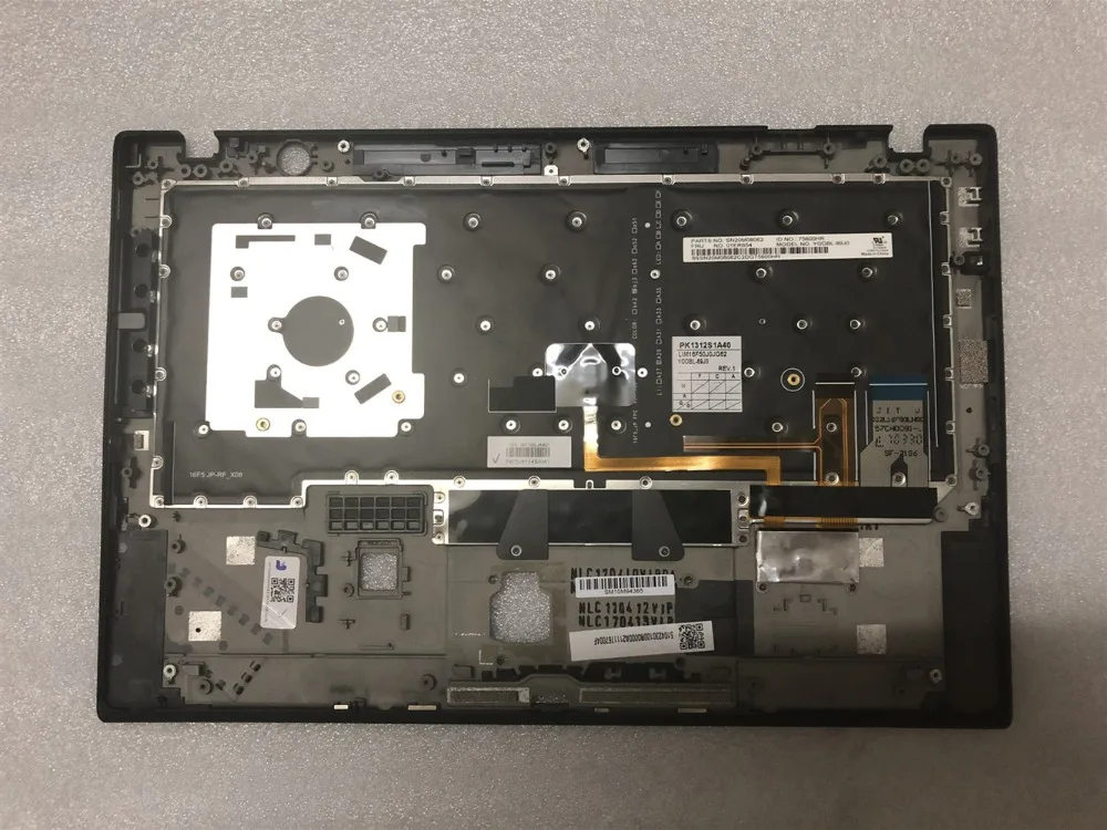 Новинка для Lenovo ThinkPad X1 Carbon Gen 5th C Обложка Безель клавиатура Упор рук JP с FPR