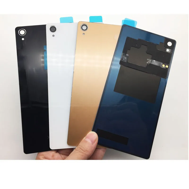 Новинка, задняя крышка батареи, задняя крышка, стекло для sony Xperia Z3 L55T D6603 D6643 D6653 D6633, корпус с NFC разъемом