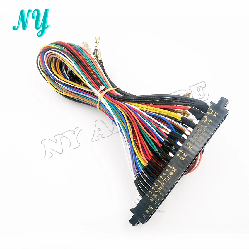 1 комплект JAMMA 28 Pin с 5,6 кнопки провода для аркадная игра машина/кабинет аксессуары 6 кнопку действия провода