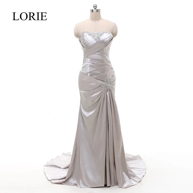 Скромное Серебряное платье для матери невесты Vestido Mama De La Novia Шелковистое
