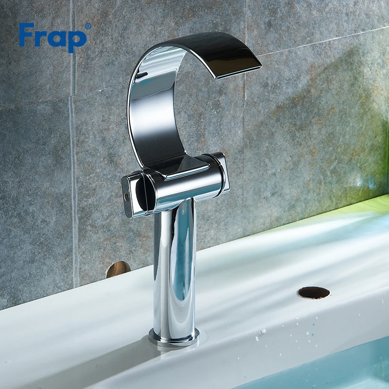 Frap Новый латунный Смеситель для раковины установленный на палубе Однорычажный