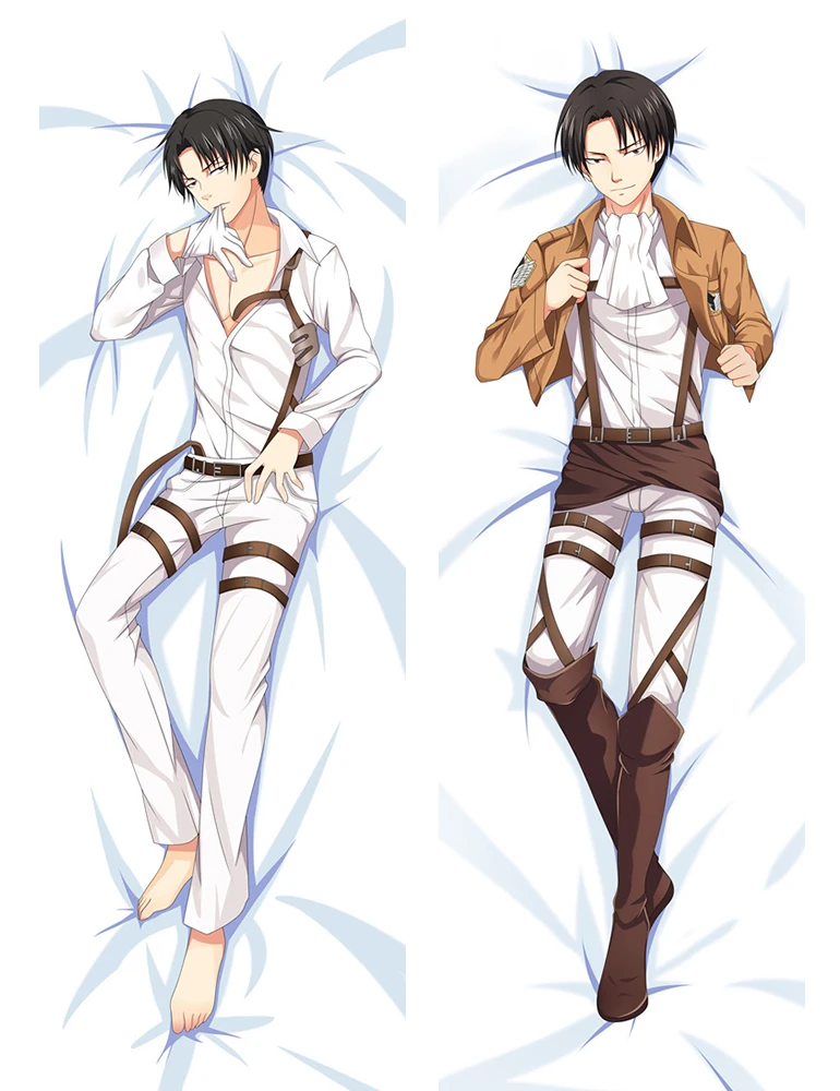 Аниме Shingeki no Kyojin Подушка «Dakimakura» чехол Чехол атака на Титанов Levi Rivaille обнимающие постельные принадлежности для тела наволочка s чехлы