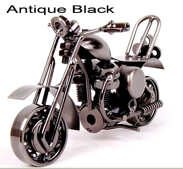 M36 черный ручной работы кованого железа металлический мотоцикл модель DIY
