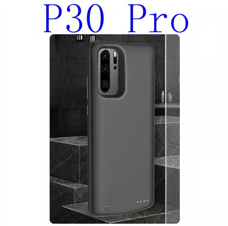 P30 Pro-Black Для huawei Nova 4 4e тонкий противоударный чехол для зарядного устройства для huawei P30 Pro Lite Honor View V20 запасной внешний аккумулятор задняя крышка - Цвет: P30 Pro-Black