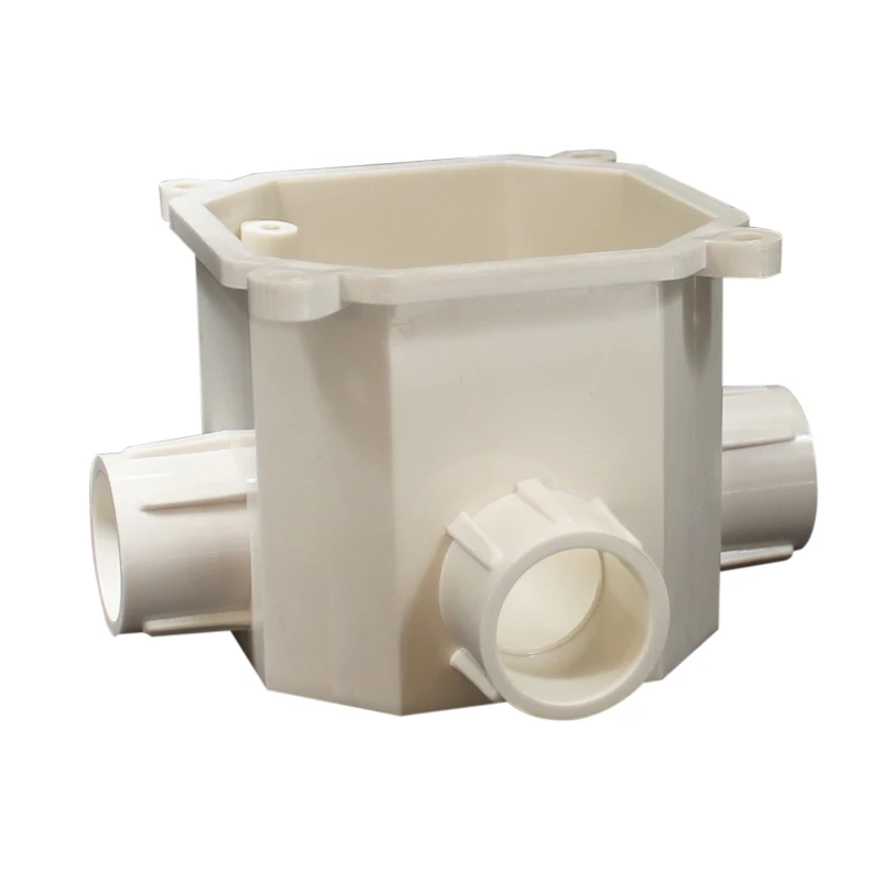 PVC Lamp Head Junction Box Concealed Installation Embedded 86 Type Wiring Connecting Dark | Обустройство дома