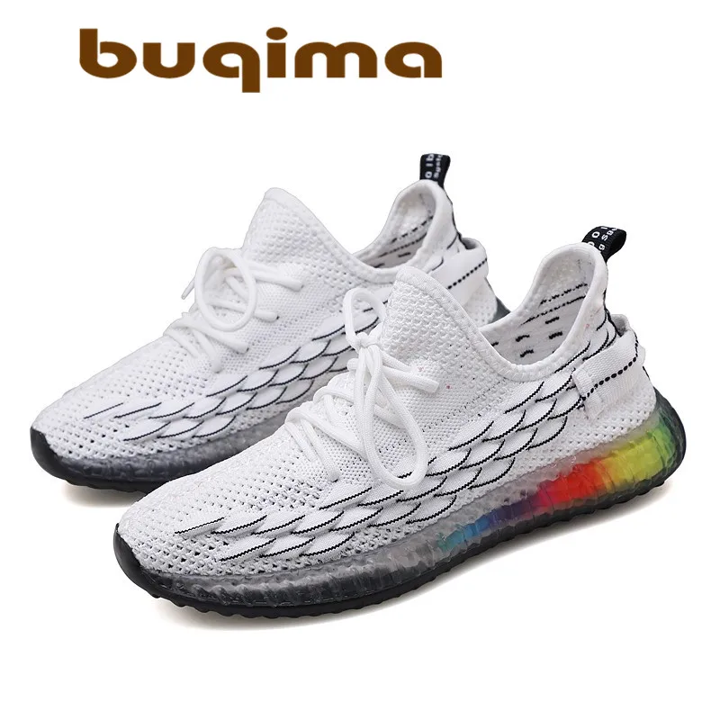 Buqima/Новинка 2019 года воздухопроницаемая Мужская обувь из сетчатого материала