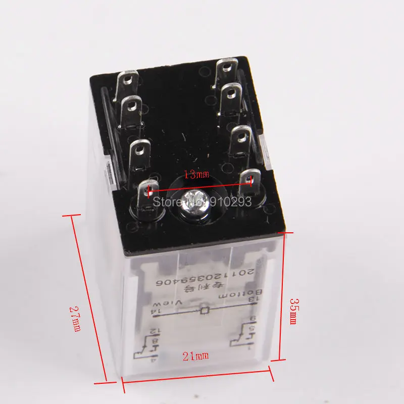 HH52P Мощность реле катушки 220VAC 8 pin генератор общего назначения напряжения
