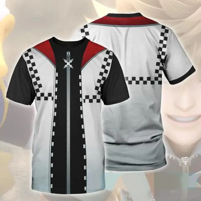 Kingdom Hearts Axel Sora толстовки костюмы для косплея 3D печатные на молнии мужчин и женщин