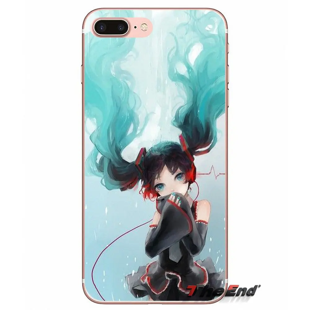 Силиконовый Чехол Dakimakura Japan Hatsune Miku для Samsung Galaxy Note 3 4 5 Grand Core Prime S3 S4 S5 MINI S6 S7 edge S8 S9