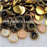 60pcs 3 colors beauty 3d alloy clock design rhinestone for nail art tip decoration styling tool nail supplies