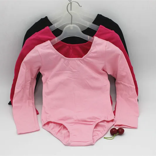 

New Kids Girls Ballet Dance Gymnastics Leotards Children Long Sleeve Dancewear Clothes Dance Wear
