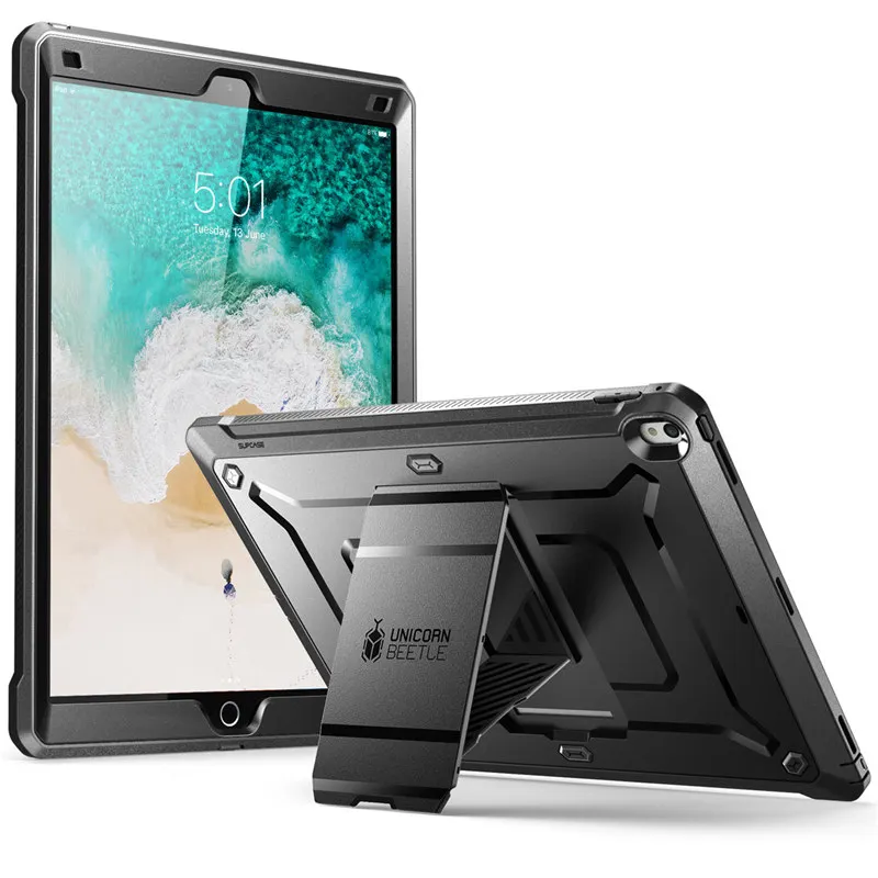 Для ipad Pro 12,9 чехол SUP чехол UB PRO сверхпрочный полноразмерный прочный Чехол со встроенной защитной пленкой, не подходит для версии - Цвет: Black