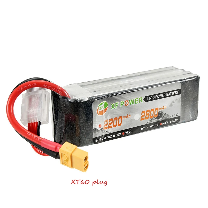 XF Power 14 8 V 2200mAh 60C 4S Lipo батарея XT60 разъем для радиоуправляемой модели|xt60 plug|4s lipolipo