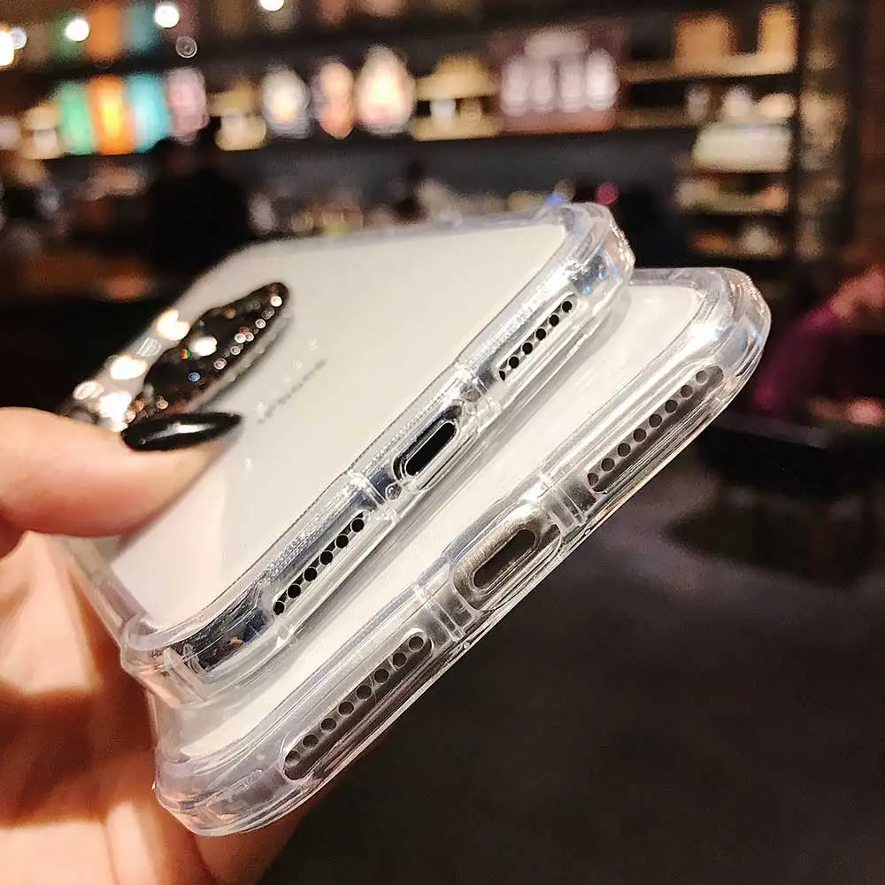 Прозрачный чехол Boucho из ТПУ для iphone XS MAX XR X 6 6s 7 8 plus защитный объектива мягкие