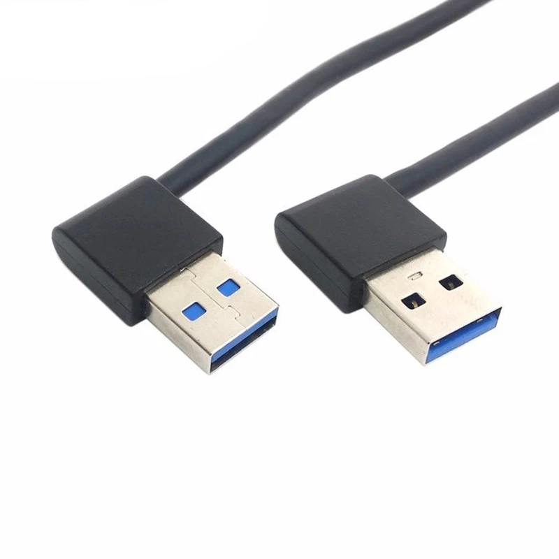 5 шт. USB3.0 USB 3 0 тип A мужской 90 градусов левый угловой правый удлинитель прямое