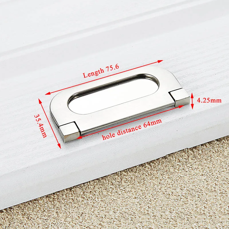 Handle-6502-64 KAK 5 шт., современные ручки для шкафа из цинкового сплава, кухонные дверные ручки для выдвижных ящиков, ручки для шкафа, ручки для мебели - Цвет: Handle-6502-64