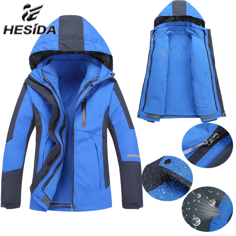 2018 зимняя ветровка для рыбалки Мужская водонепроницаемая куртка Пеший Туризм