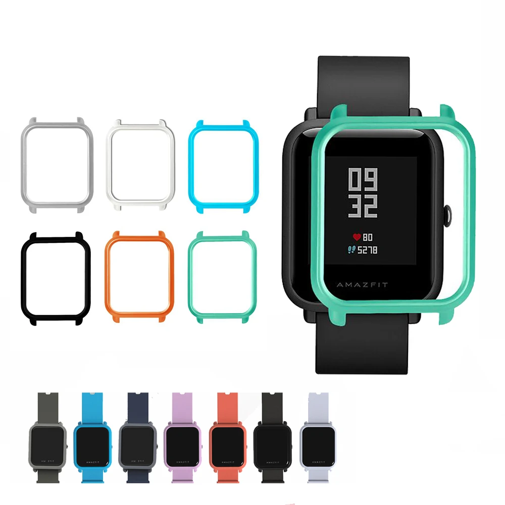 Тонкая рамка PC чехол для Xiaomi Amazfit Bip BIT PACE Lite Молодежные часы защитный Huami
